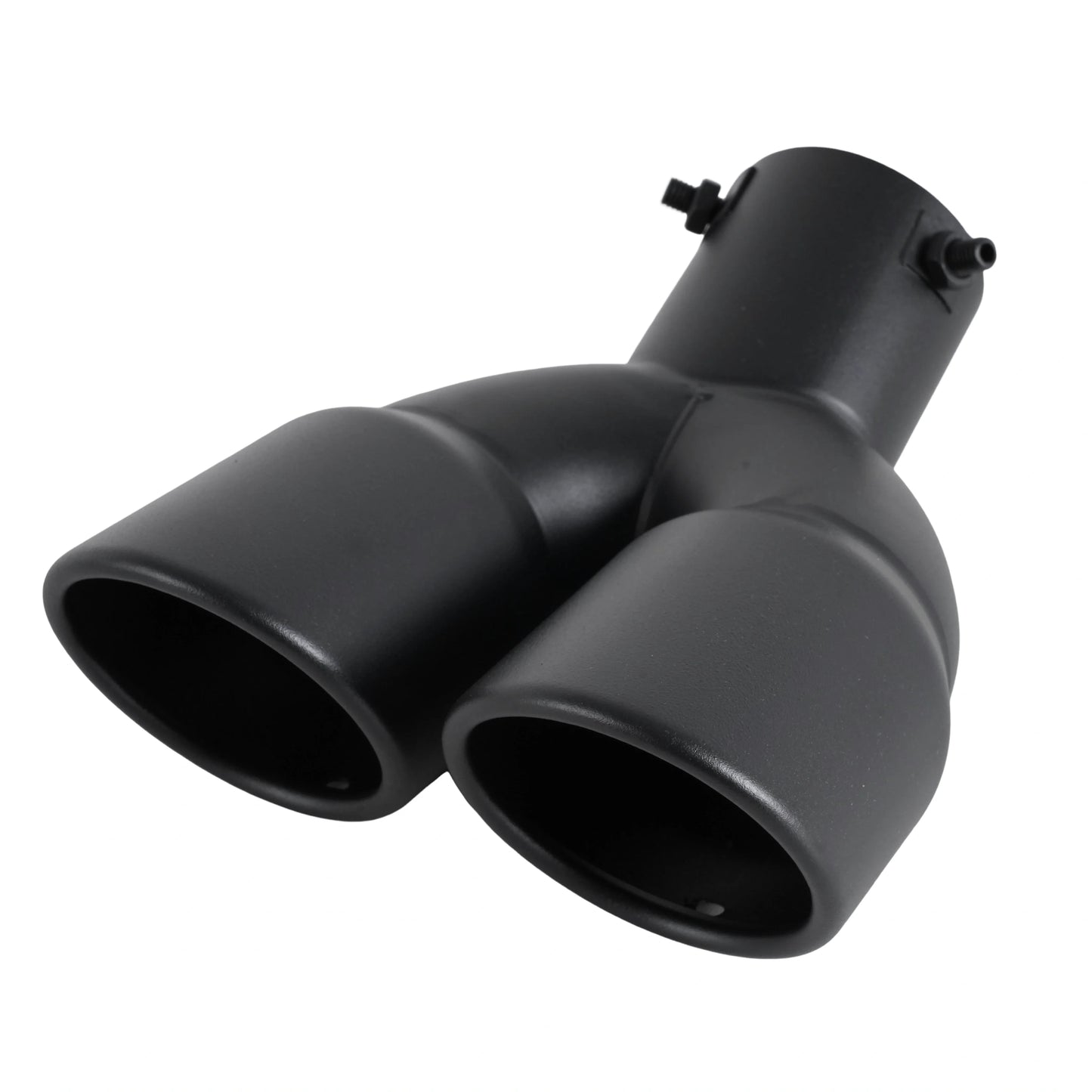 1Pcs Car Parts New Design Heart Shape Style Car Accessories Stainless Steel Black Exhaust Tips Muffler Tail Pipe
