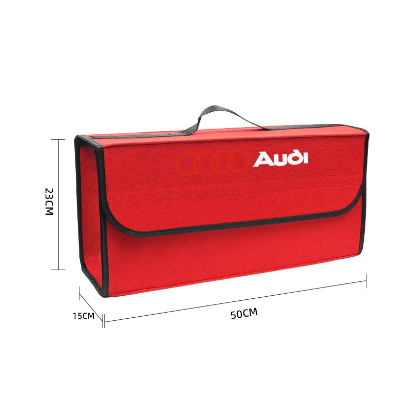 Car Trunk Organizer Box Large Capacity Folding Storage Bag For Audi A7 A3 A4 A6 A5 Q5 A1 Q7 Q3 Q4 TT SQ5 RSQ3 RSQ8 S3 S4 RS5 RS6