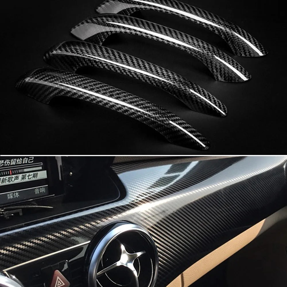 Carbon Fiber Car Body Vinyl Wrap Matte Accessories Glossy Black Sticker 3D 4D 5D 6D Auto Foil Cover Motorcycle Decoration Film