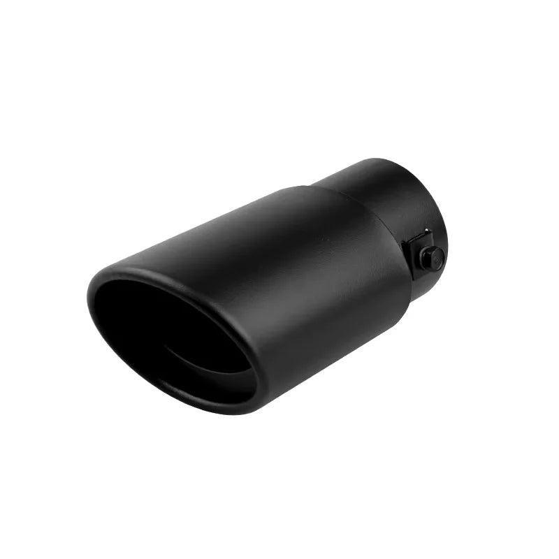 1Pcs Car Parts New Design Heart Shape Style Car Accessories Stainless Steel Black Exhaust Tips Muffler Tail Pipe