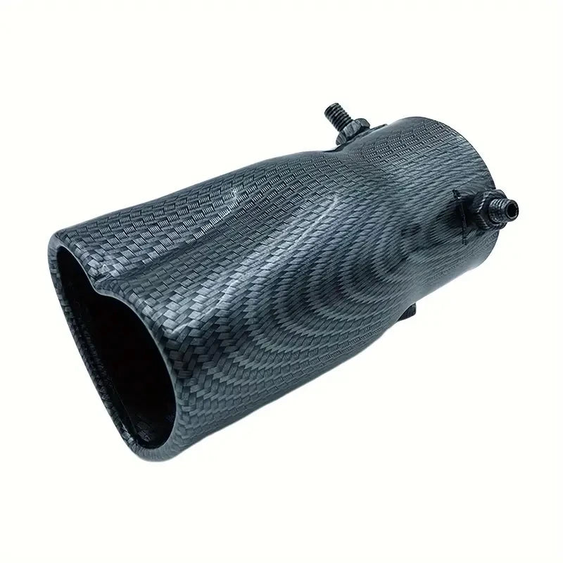 2.5-inch car heart-shaped style single outlet exhaust pipe stainless steel rear exhaust head muffler tailpipe exhaust pipe