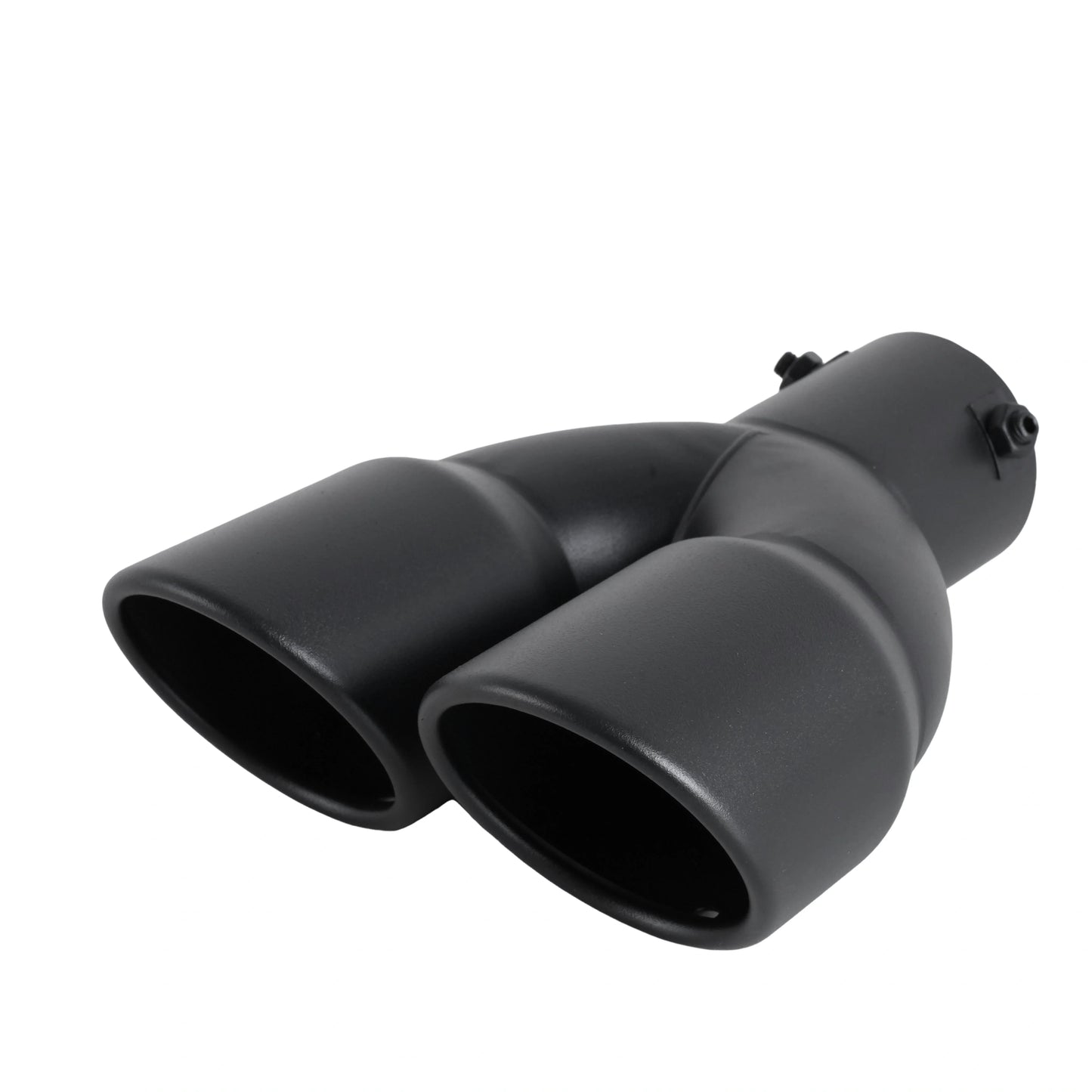 1Pcs Car Parts New Design Heart Shape Style Car Accessories Stainless Steel Black Exhaust Tips Muffler Tail Pipe
