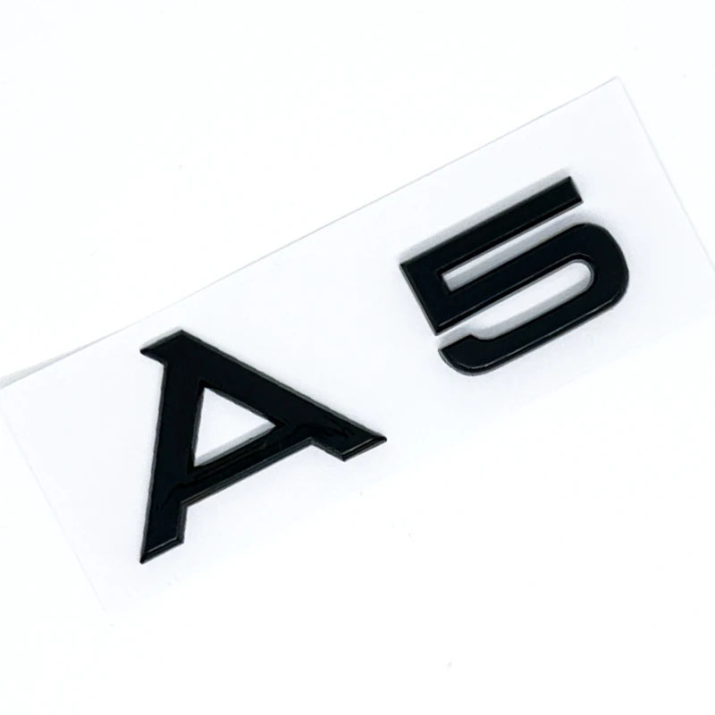 Apply to A1 A3 A4 A5 A6 A7 A8 TDI TFSI Logo Emblem Auto Badge Trunk Decal For Car Fender Sticker Accessories