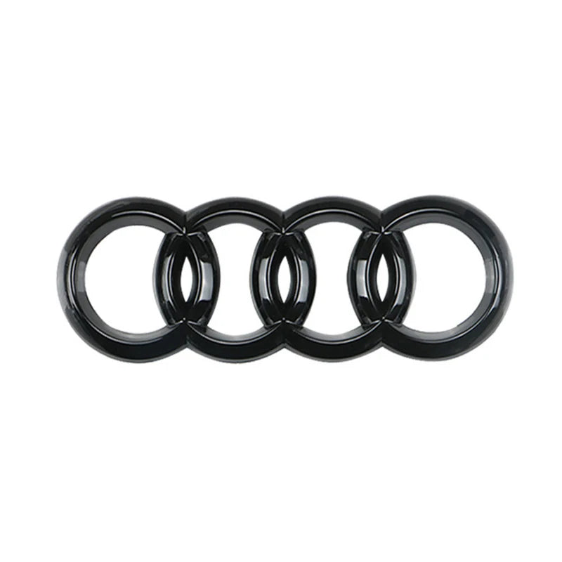 4 Rings ABS Car Front Hood Emblem Bonnet Logo Rear Trunk Badge For Audi A3 A4 A5 A6 A7 A1 A2 Q2 Q3 Q4 Q5 Q7 Q8 TT S3 S4 S5 S6 S7