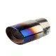 Auto General Personality modified tailpipe exhaust pipe Stainless steel exhaust cover muffler grill blue metal exhaust pipe auto