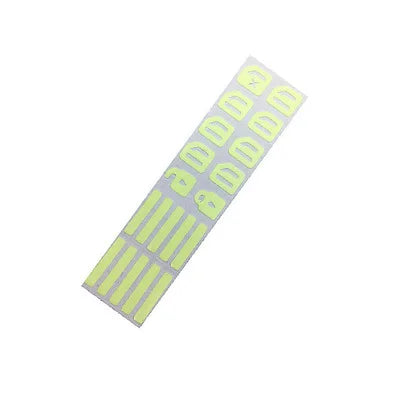 Car Window Button Luminous Sticker Lifter Switch Night Fluorescent Decals Cars Interior Stickers Auto Accessories