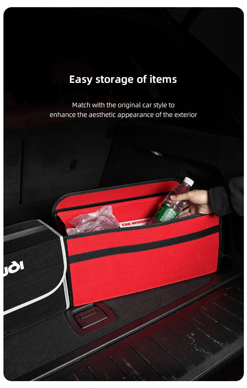 Car Trunk Organizer Box Large Capacity Folding Storage Bag For Audi A7 A3 A4 A6 A5 Q5 A1 Q7 Q3 Q4 TT SQ5 RSQ3 RSQ8 S3 S4 RS5 RS6