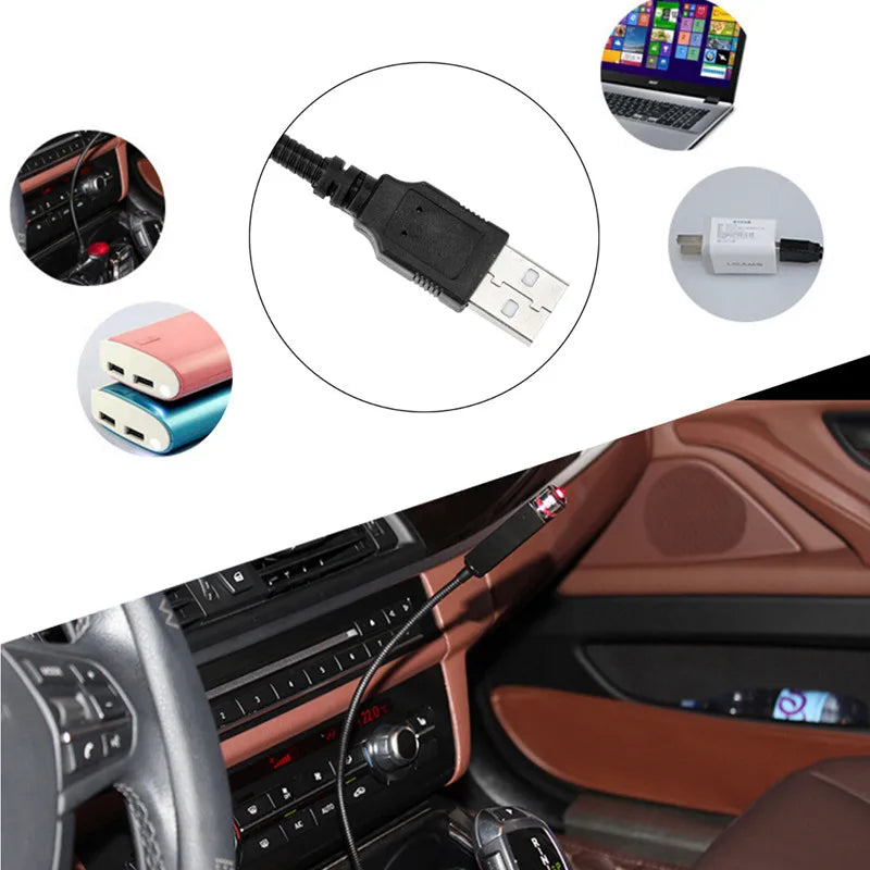 LED Starry Sky Lamp Car Laser Star Roof Light 5V USB Powered Galaxy Star Atmosphere Light Projector Lamp For Room Ceiling Decor