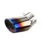 Auto General Personality modified tailpipe exhaust pipe Stainless steel exhaust cover muffler grill blue metal exhaust pipe auto