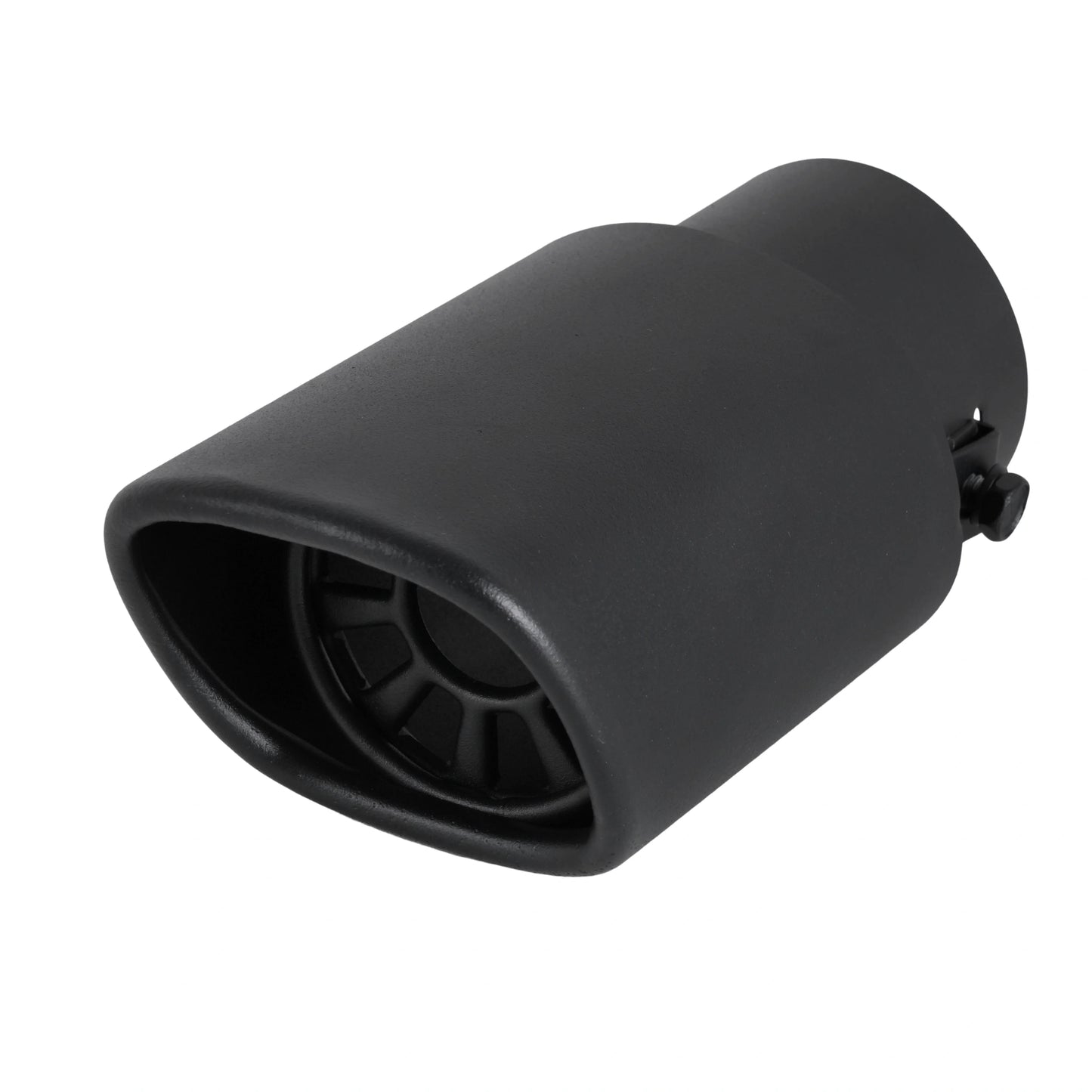 1Pcs Car Parts New Design Heart Shape Style Car Accessories Stainless Steel Black Exhaust Tips Muffler Tail Pipe