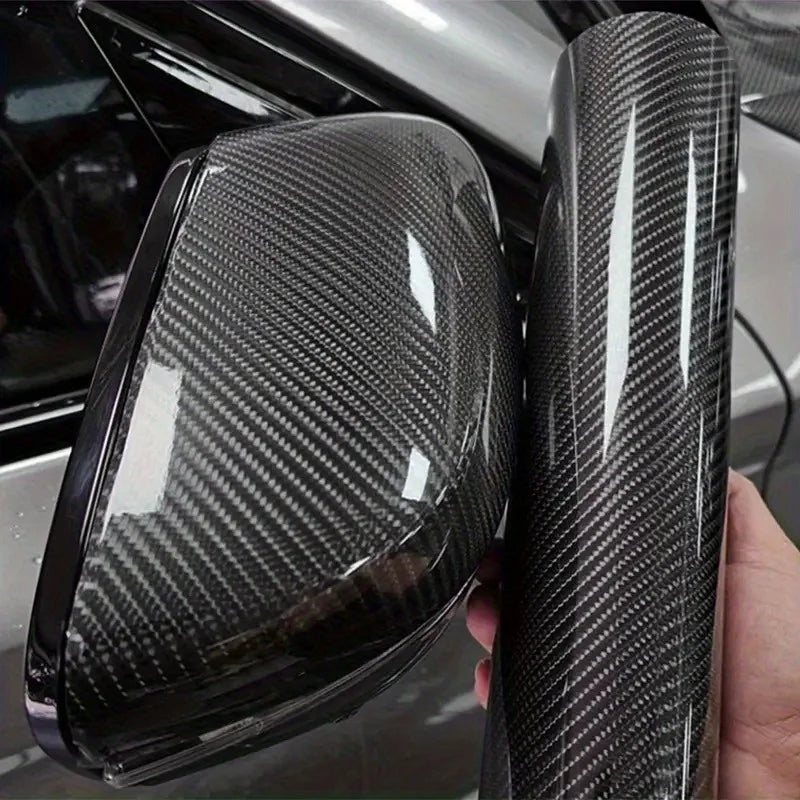 Carbon Fiber Car Body Vinyl Wrap Matte Accessories Glossy Black Sticker 3D 4D 5D 6D Auto Foil Cover Motorcycle Decoration Film