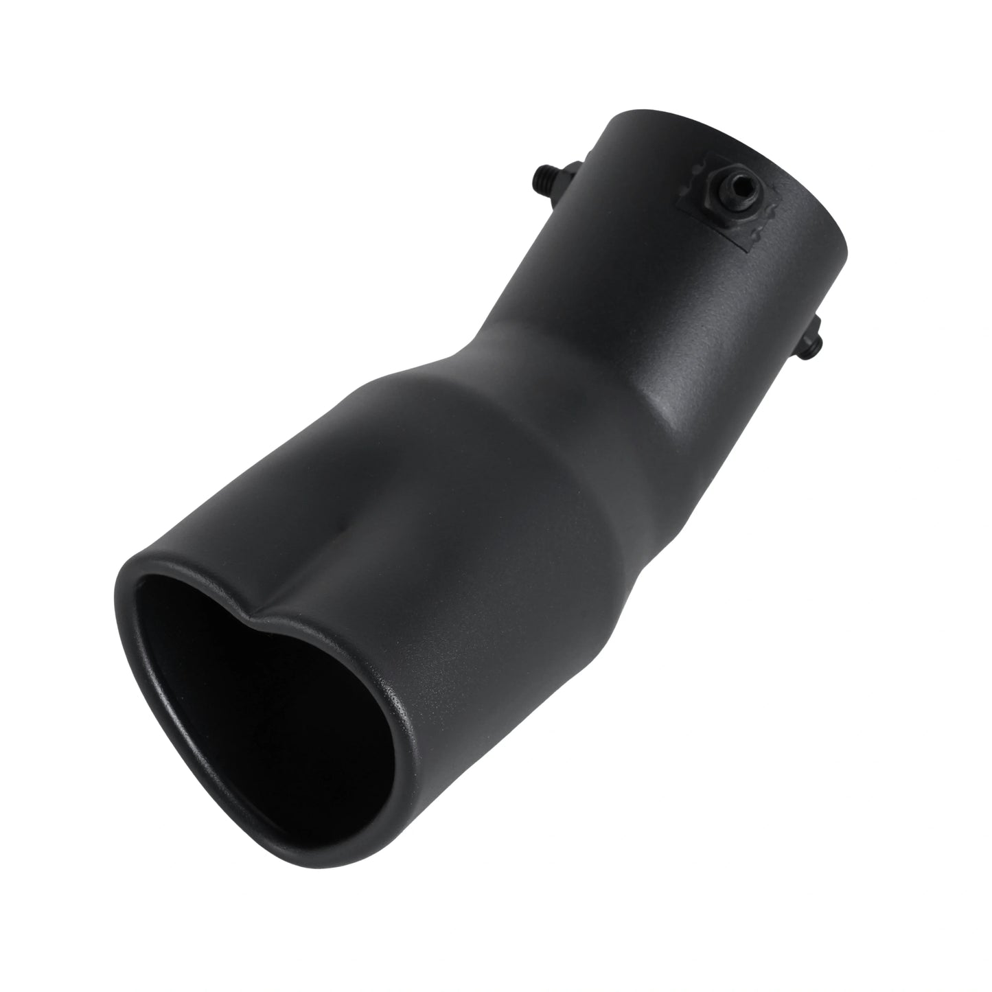 1Pcs Car Parts New Design Heart Shape Style Car Accessories Stainless Steel Black Exhaust Tips Muffler Tail Pipe