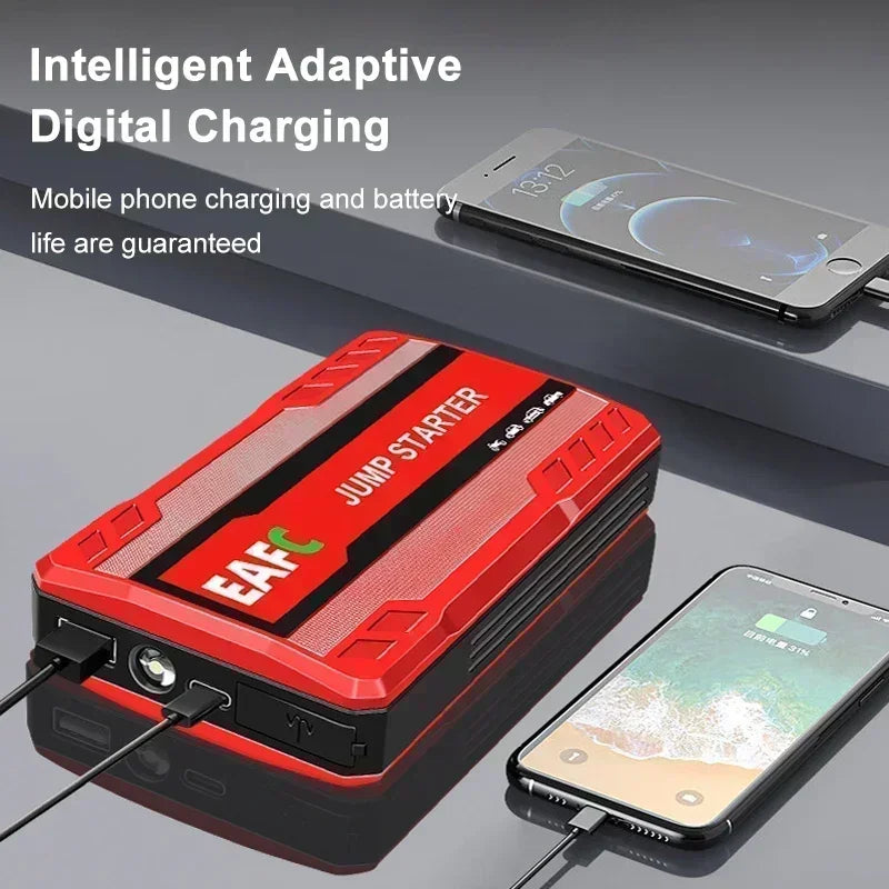 Car Jump Starter Battery Power Bank 600A for Car Starter Portable Emergency Booster 12V Auto Starting Device Petrol Diesel