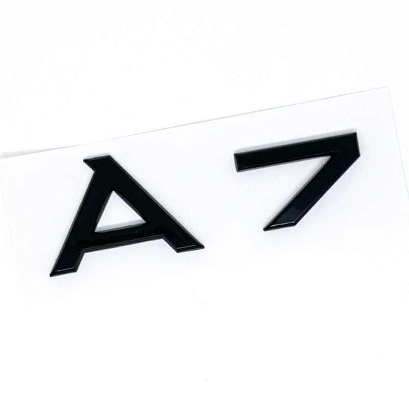 Apply to A1 A3 A4 A5 A6 A7 A8 TDI TFSI Logo Emblem Auto Badge Trunk Decal For Car Fender Sticker Accessories