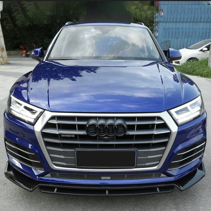 4 Rings ABS Car Front Hood Emblem Bonnet Logo Rear Trunk Badge For Audi A3 A4 A5 A6 A7 A1 A2 Q2 Q3 Q4 Q5 Q7 Q8 TT S3 S4 S5 S6 S7