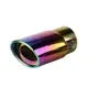 Auto General Personality modified tailpipe exhaust pipe Stainless steel exhaust cover muffler grill blue metal exhaust pipe auto