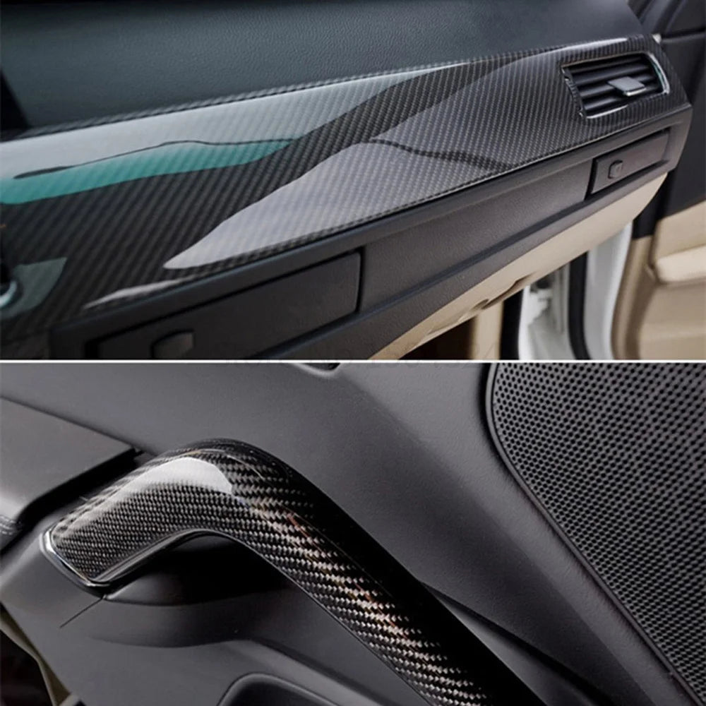 Carbon Fiber Car Body Vinyl Wrap Matte Accessories Glossy Black Sticker 3D 4D 5D 6D Auto Foil Cover Motorcycle Decoration Film