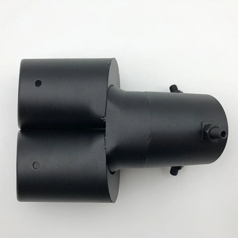 1Pcs Car Parts New Design Heart Shape Style Car Accessories Stainless Steel Black Exhaust Tips Muffler Tail Pipe