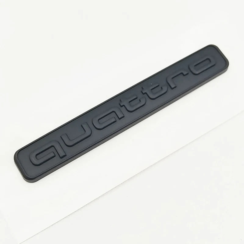 95mm 3D ABS Car Rear Trunk Badge Side Emblem Sticker For Audi A3 A4 A5 A6 A7 A1 A2 Q3 Q5 Q7 S3 S4 S5 S6 TT Quattro Accessories