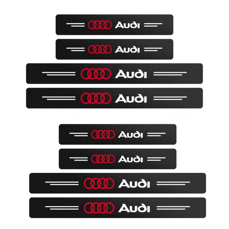 4PCS/8PCS automobile Allroad logo threshold sticker is suitable for Audi ALLROAD A5A6A3A7Q8Q5 Q7A5A6Slinett TT Car doorsill logo