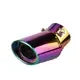 Auto General Personality modified tailpipe exhaust pipe Stainless steel exhaust cover muffler grill blue metal exhaust pipe auto