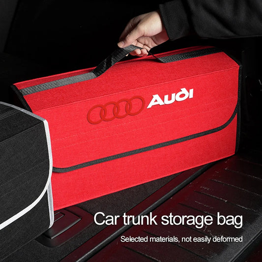 Car Trunk Organizer Box Large Capacity Folding Storage Bag For Audi A7 A3 A4 A6 A5 Q5 A1 Q7 Q3 Q4 TT SQ5 RSQ3 RSQ8 S3 S4 RS5 RS6