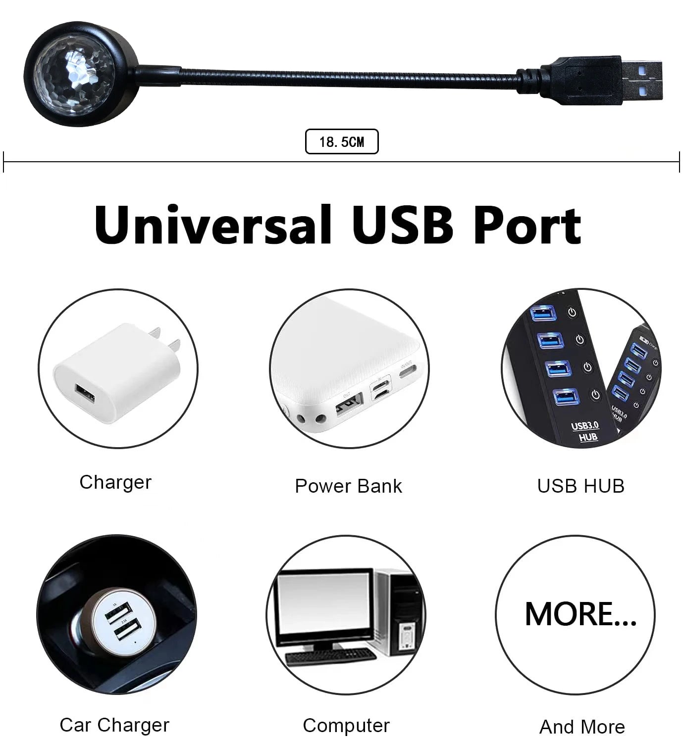 LED Starry Sky Lamp Car Laser Star Roof Light 5V USB Powered Galaxy Star Atmosphere Light Projector Lamp For Room Ceiling Decor
