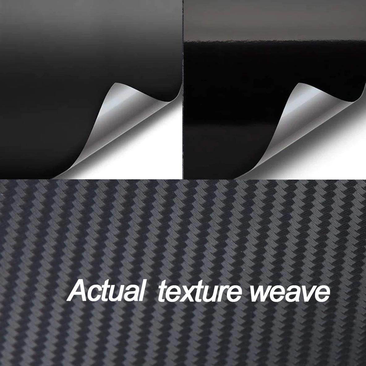 Carbon Fiber Car Body Vinyl Wrap Matte Accessories Glossy Black Sticker 3D 4D 5D 6D Auto Foil Cover Motorcycle Decoration Film