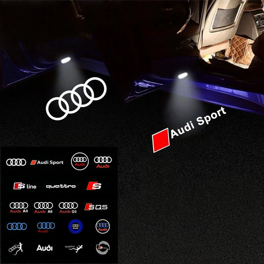 Car Door Welcome Light Led Projector Lamp For Audi A3 A4 B8 8P 8V A6 C7 A5 Q5 B7 B6 B9 SLINE QUTTRO RS Q3 Q7 S3 S4 S5 SQ5 S6 A8